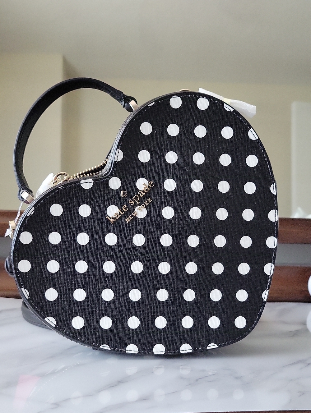 Kate Spade Love Shack Heart Crossbody- Black- New!